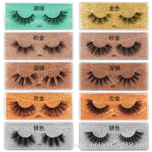 Thick Wholesale 5D Glue Eyelashes False Eyelashes